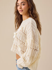Cate Bow Sweater Detail 4 - TULLABEE