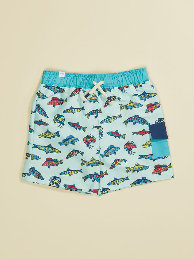 Fish Swim Trunks by MudPie - TULLABEE