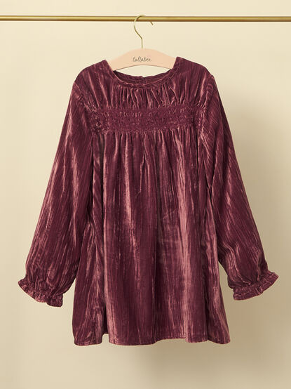 Marjorie Velvet Youth Dress - TULLABEE