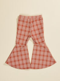 Nellie Plaid Flares Detail 3 - TULLABEE
