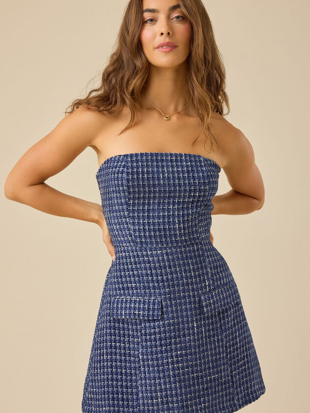 Nala Tweed Mini Dress - TULLABEE
