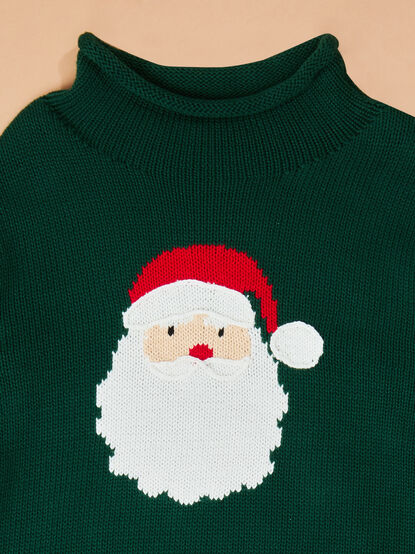 Santa Rollneck Sweater by Mudpie - TULLABEE