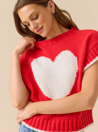 Livie Heart Icon Sweater Vest - TULLABEE