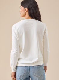 Mama Bow Sweatshirt Detail 4 - TULLABEE
