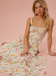 Zowie Tiered Floral Dress - TULLABEE