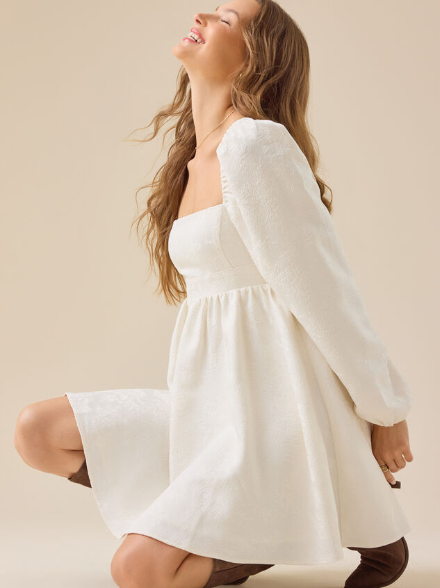 Eileen Satin Mini Dress Detail 5 - TULLABEE