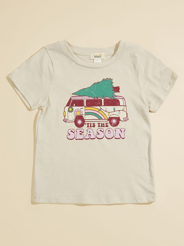 'Tis The Season Toddler Tee Detail 2 - TULLABEE