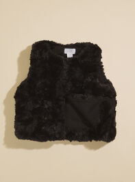 Geneva Fur Vest by MudPie Detail 5 - TULLABEE