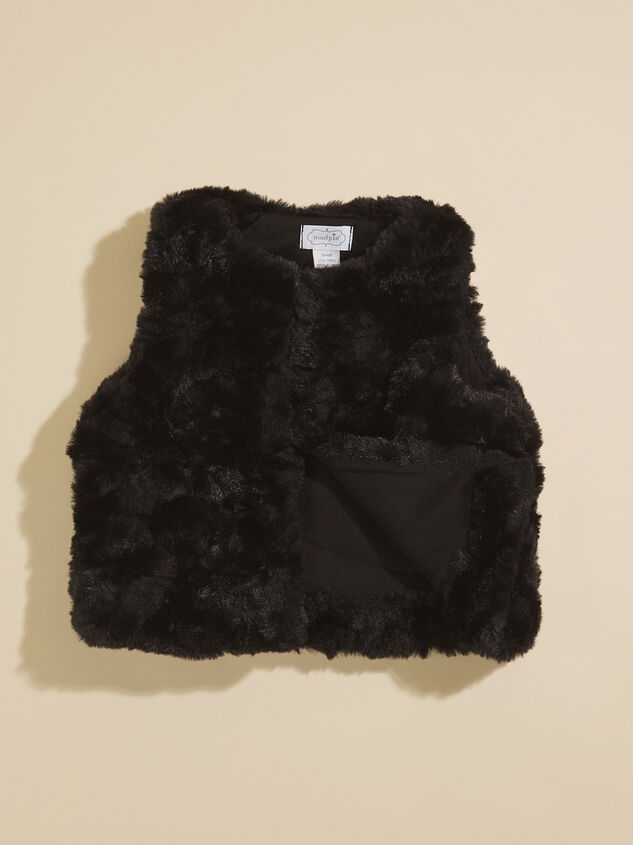 Geneva Fur Vest by MudPie Detail 5 - TULLABEE