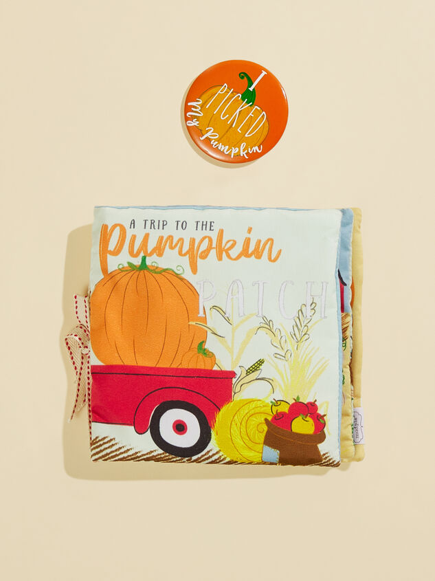 Pumpkin Patch Soft Book by MudPie Detail 3 - TULLABEE