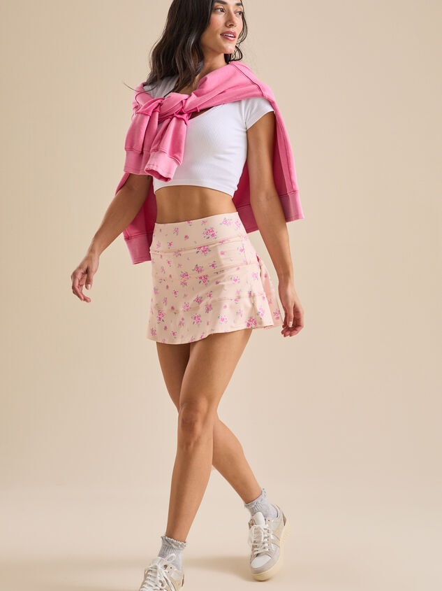 Serves Up Floral Skort - TULLABEE