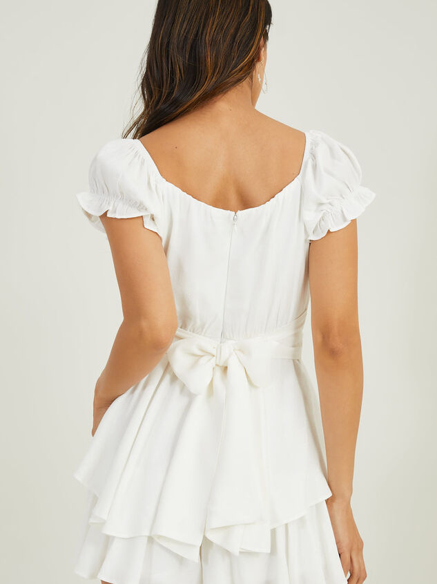 Haisley Double Layered Romper Detail 4 - TULLABEE