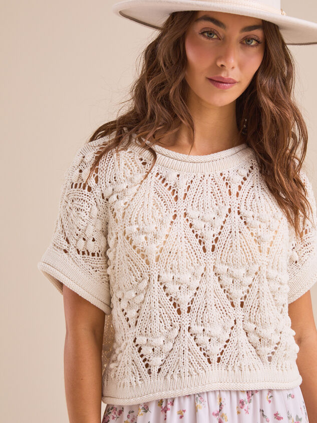 Evelyn Sweater Vest Detail 3 - TULLABEE