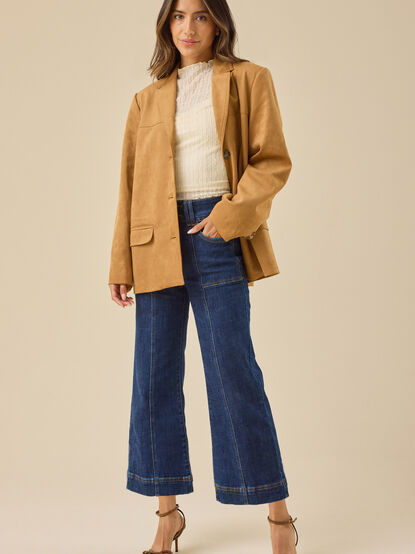 Annalee Wide Leg Crop Jeans - TULLABEE