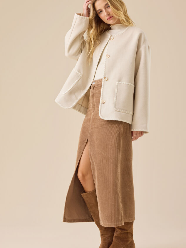 Marjorie Wool Jacket Detail 4 - TULLABEE