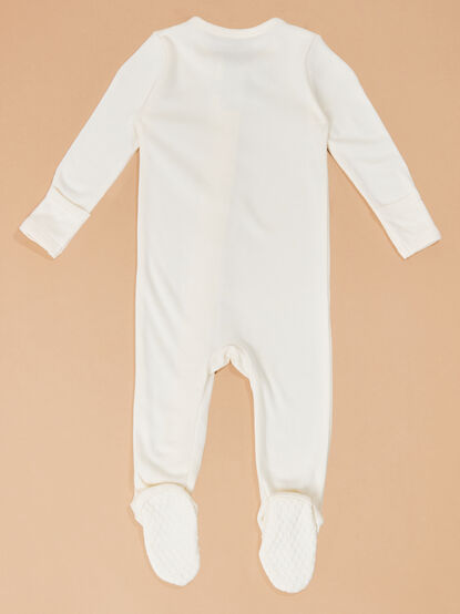 Sugar Cream Footie - TULLABEE