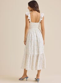 Emma Floral Mama Dress Detail 4 - TULLABEE