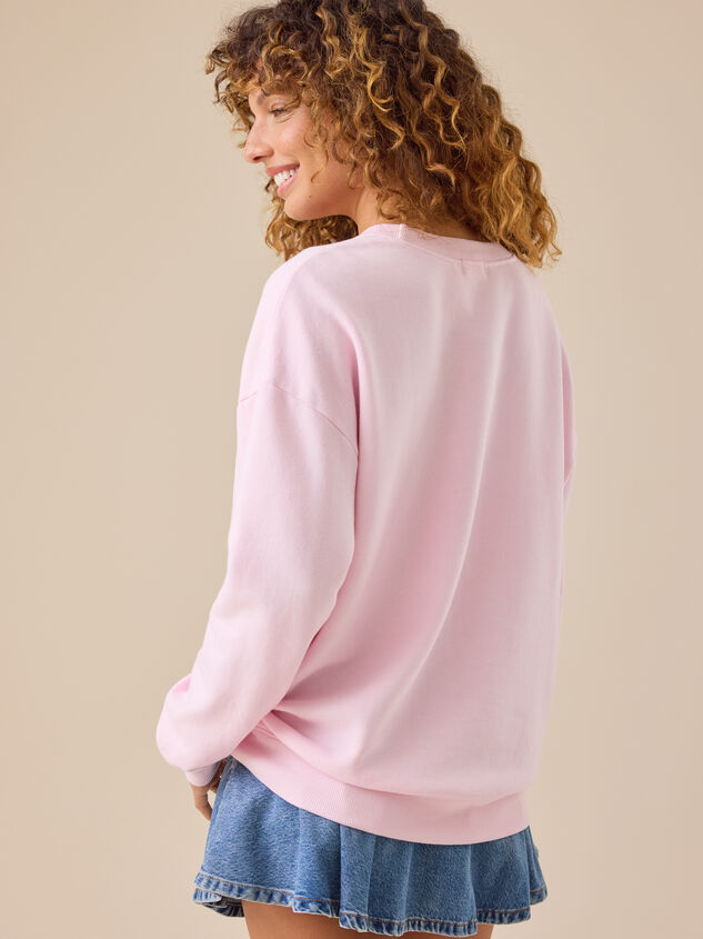 Mama Claus Sweatshirt Detail 5 - TULLABEE