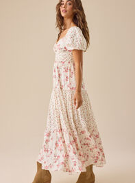 Solana Floral Maxi Dress Detail 3 - TULLABEE