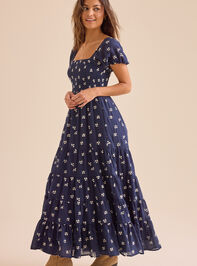 Oaklynn Embroidered Maxi Dress Detail 4 - TULLABEE