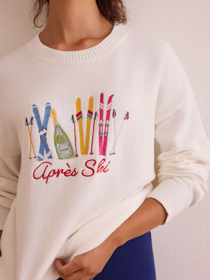 Après Ski Embroidered Sweater - TULLABEE