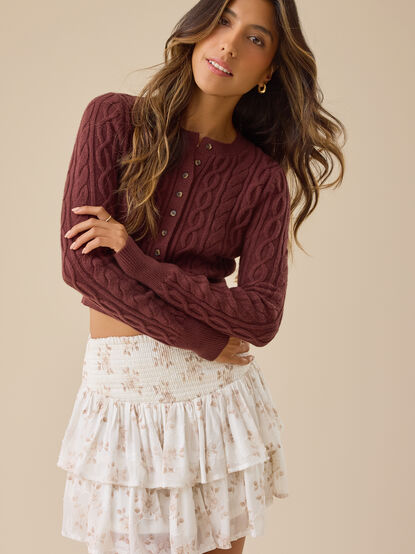 Marilyn Button Up Cardigan - TULLABEE