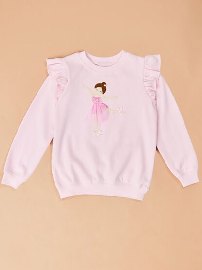 Ballet Bliss Sweatshirt by Mudpie - TULLABEE