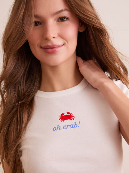 Oh Crab Baby Tee - TULLABEE