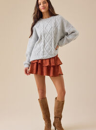 Halia Cable-Knit Sweater Detail 2 - TULLABEE