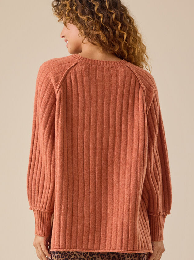 Gabby Ribbed Sweater Detail 4 - TULLABEE