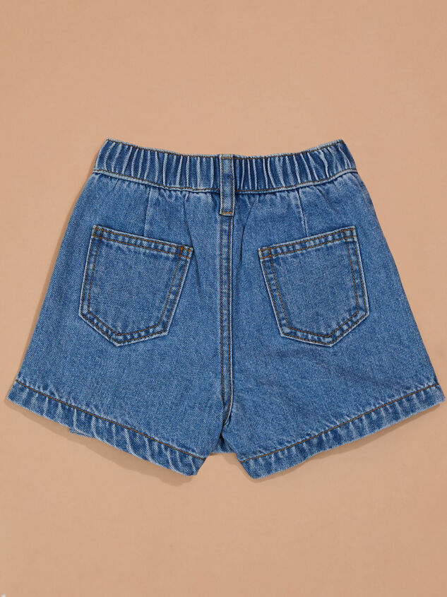 Diana Denim Skort Detail 3 - TULLABEE