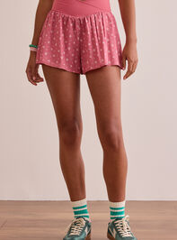 In Motion Floral Short Detail 3 - TULLABEE
