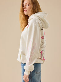 Count Your Lucky Stars Graphic Hoodie Detail 6 - TULLABEE