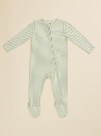 Sawyer Striped Footie - TULLABEE