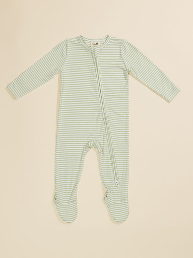 Sawyer Striped Footie - TULLABEE