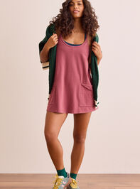 Hang Tough Mineral Wash Mini Dress Detail 5 - TULLABEE
