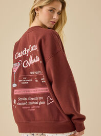 Candy Cane Martini Pullover Detail 5 - TULLABEE