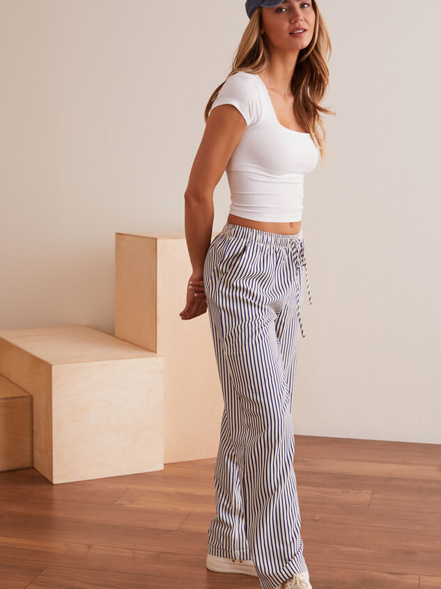 Square Up Short Sleeve Top Detail 3 - TULLABEE