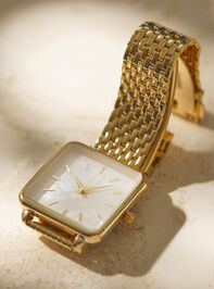 Squared Away Link Watch Detail 3 - TULLABEE