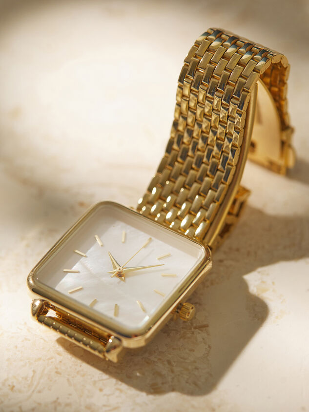 Squared Away Link Watch Detail 3 - TULLABEE