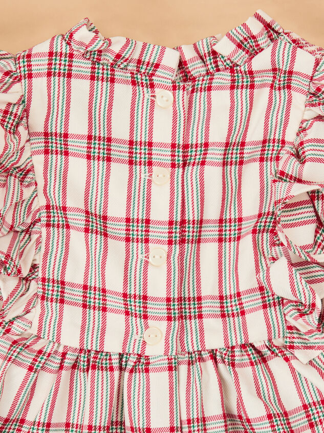 Jolie Plaid Dress Detail 3 - TULLABEE