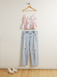 Charlie Distressed Jeans Detail 3 - TULLABEE