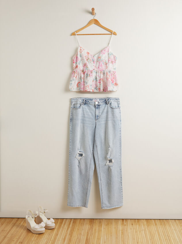 Charlie Distressed Jeans Detail 3 - TULLABEE