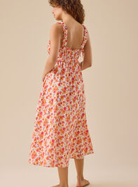 Kim Floral Maxi Dress Detail 4 - TULLABEE