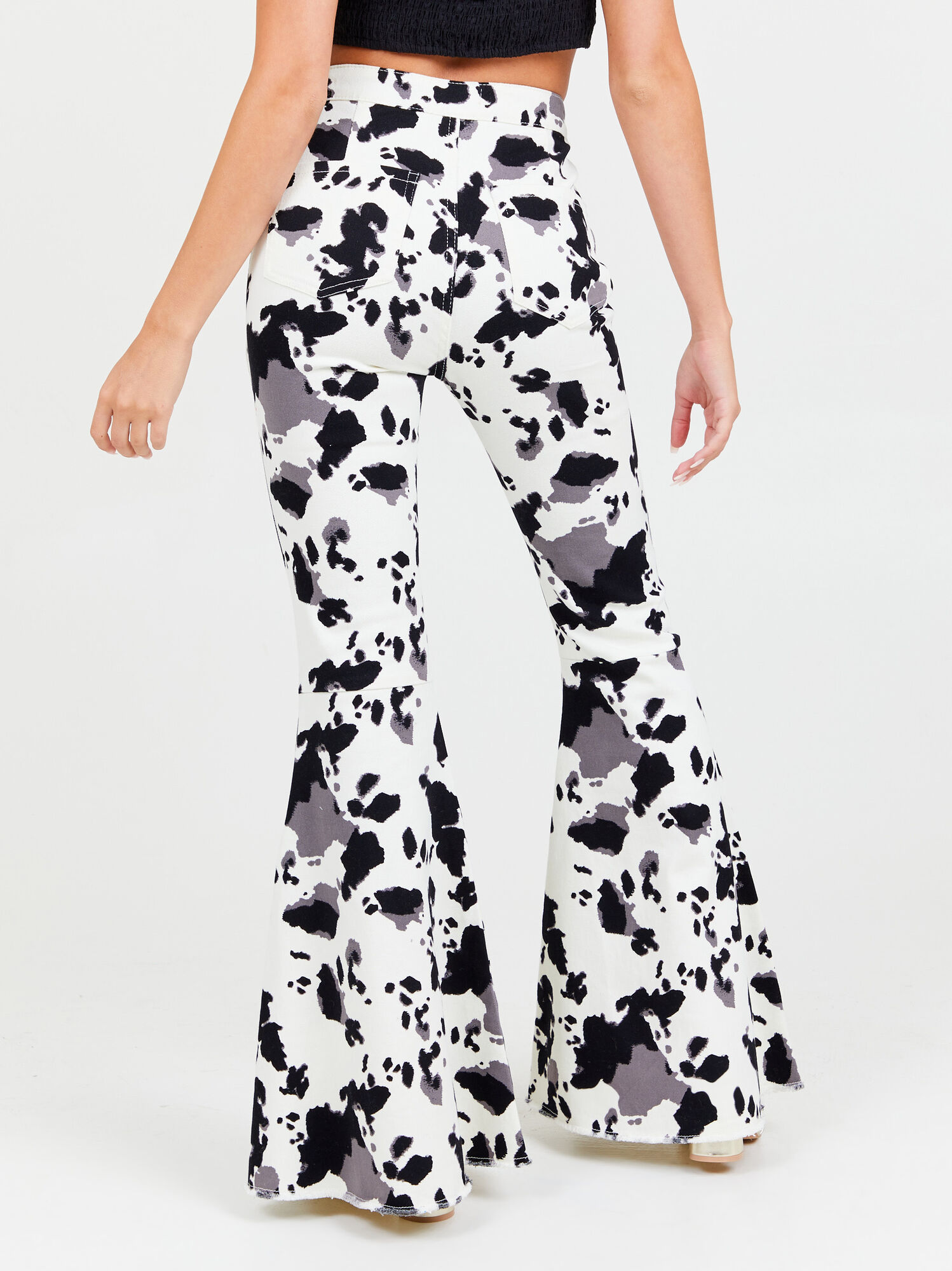 cow print jeans