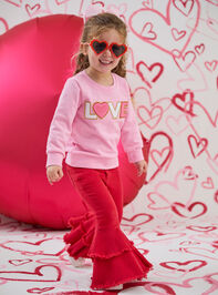 Love Patch Sweatshirt - TULLABEE