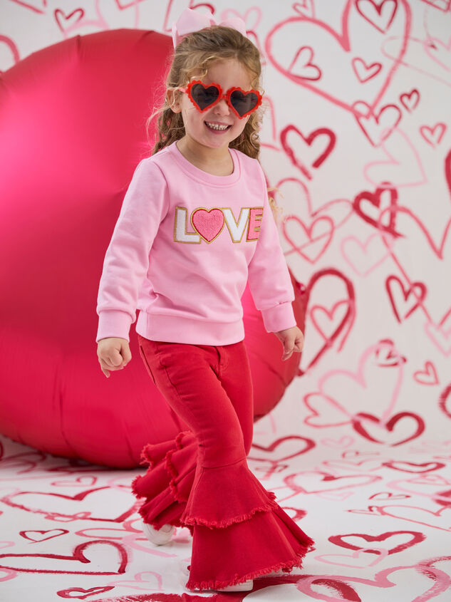 Love Patch Sweatshirt - TULLABEE