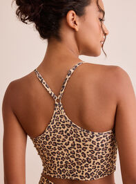Cheetah Chase Cropped Tank Detail 2 - TULLABEE