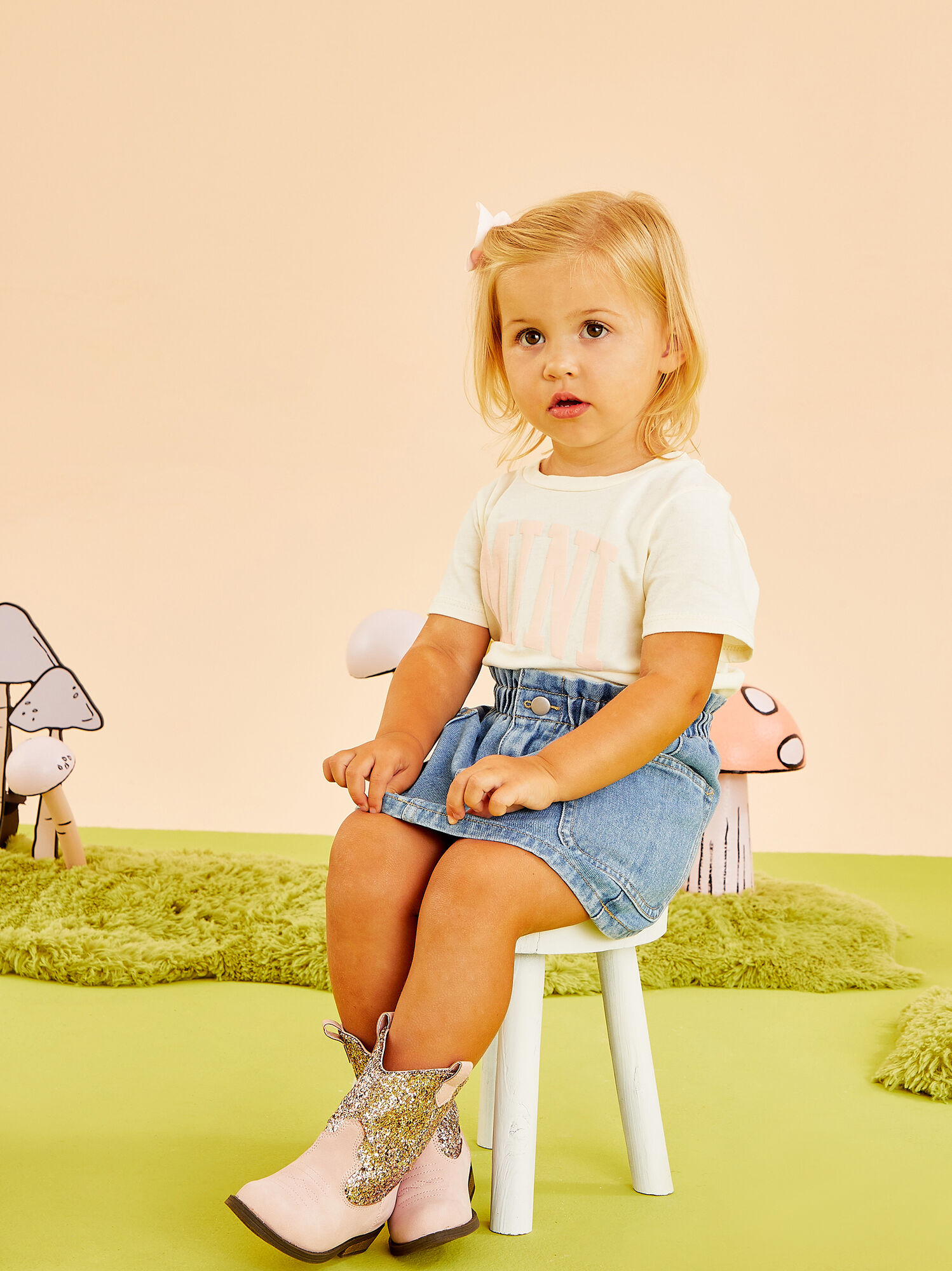 Baby girl deals denim mini skirt