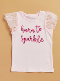 Born to Sparkle Tee Detail 2 - TULLABEE